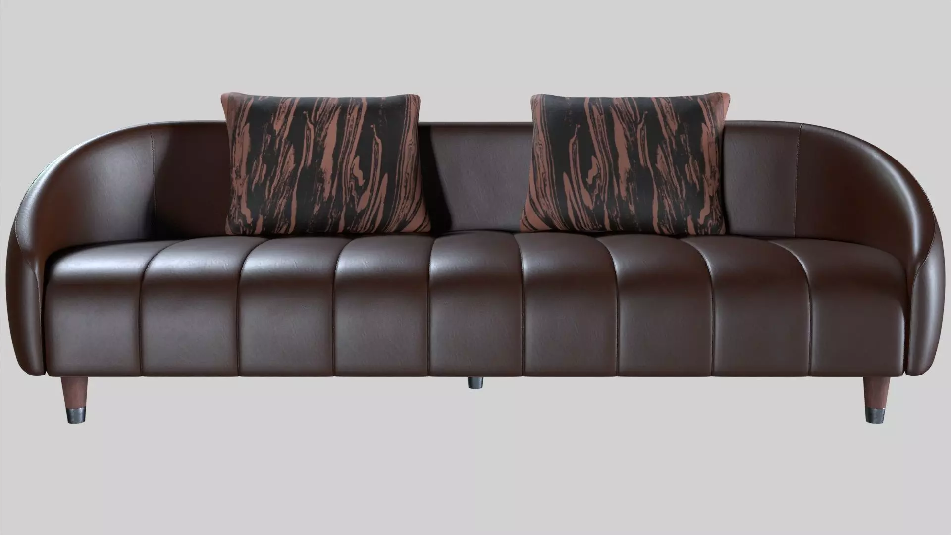 leather sofa 3D model_0