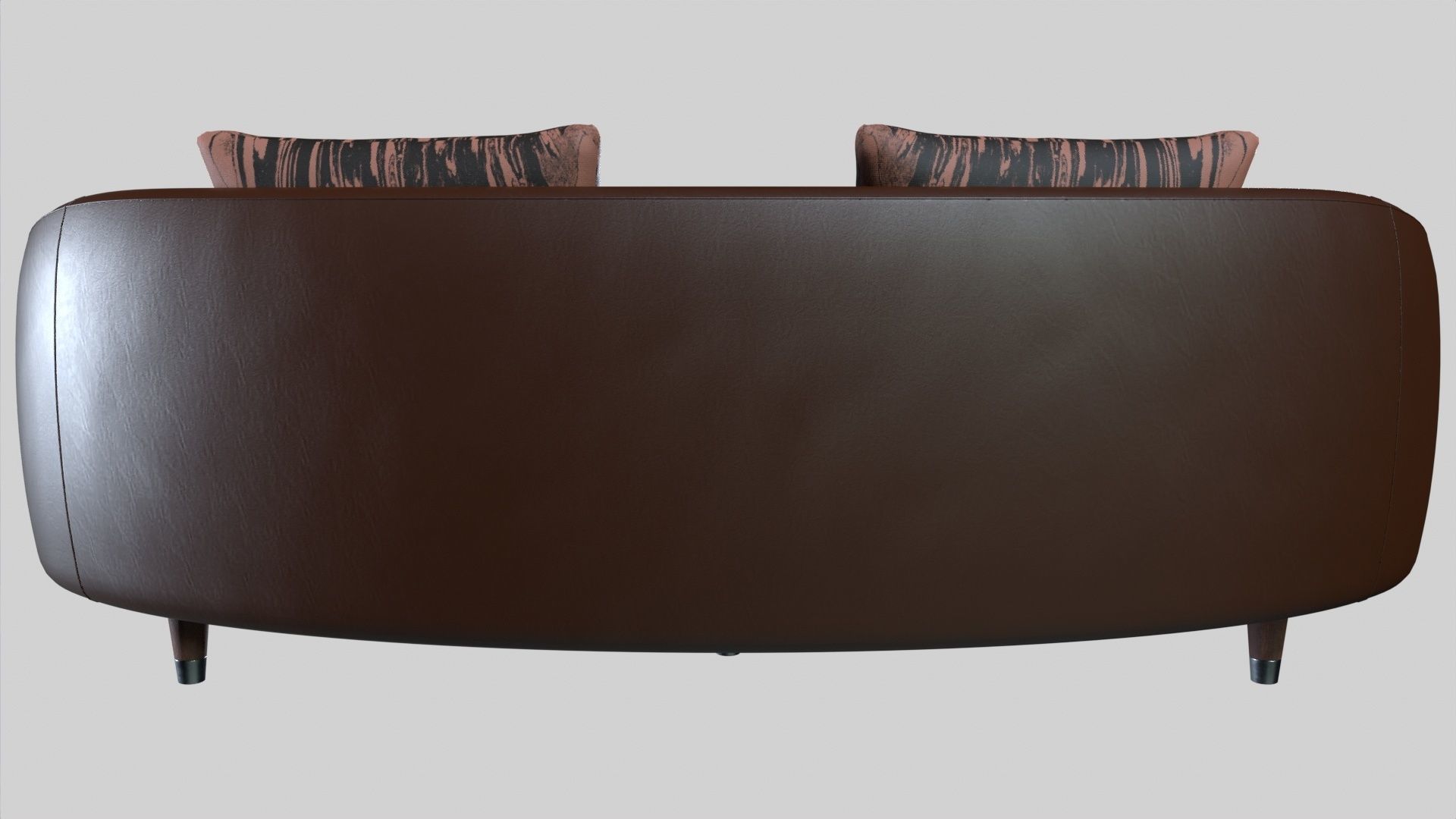 leather sofa 3D model_2