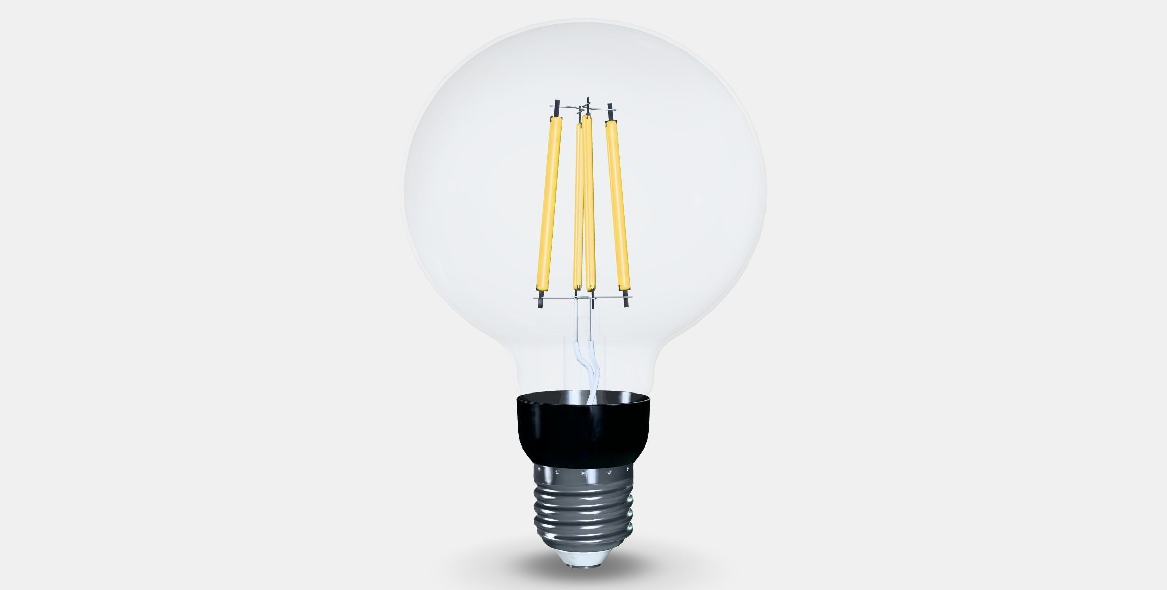 TRADFRI LED bulb E27 470 lumen 2 Low-poly 3D model_5