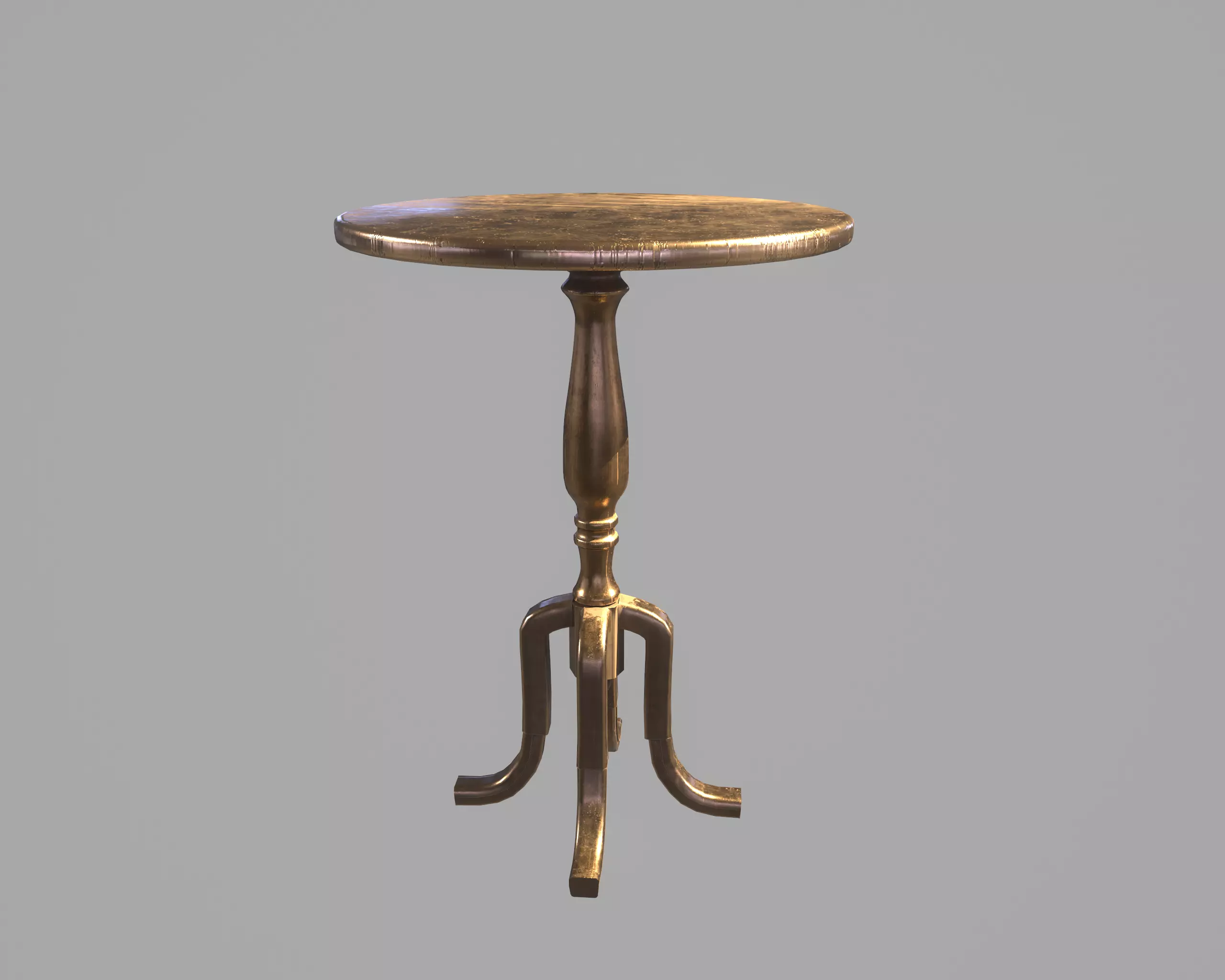 Vintage Table 3D model_0