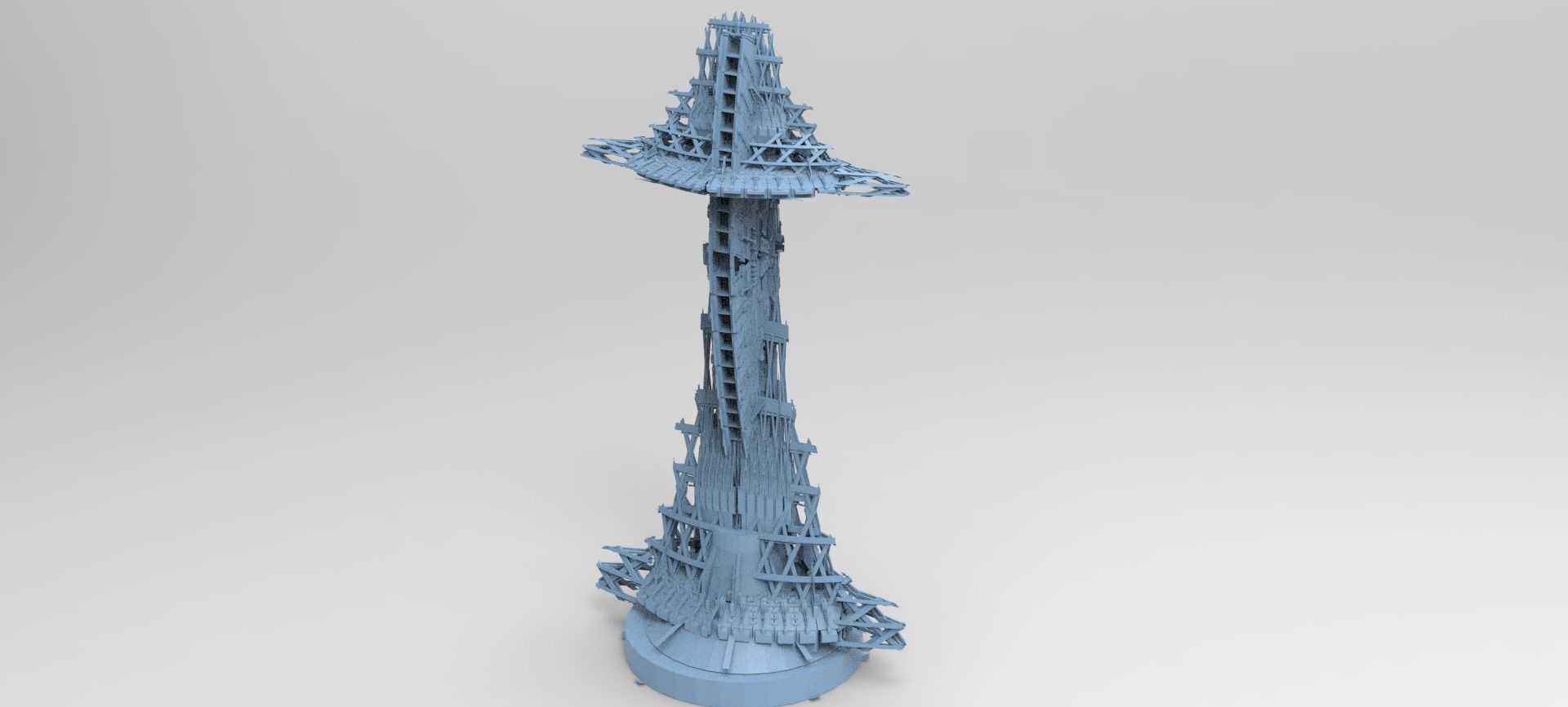 Dune Machine scorpion tail exteriors 3D model_2