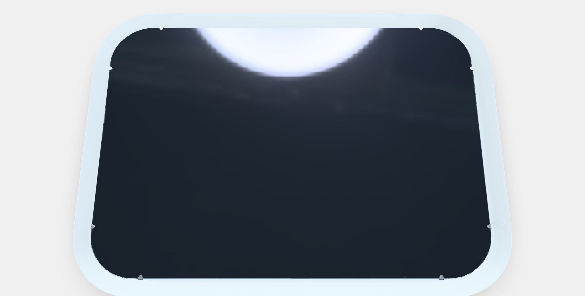 STORJORM Mirror with integrated lighting Low-poly 3D model_4