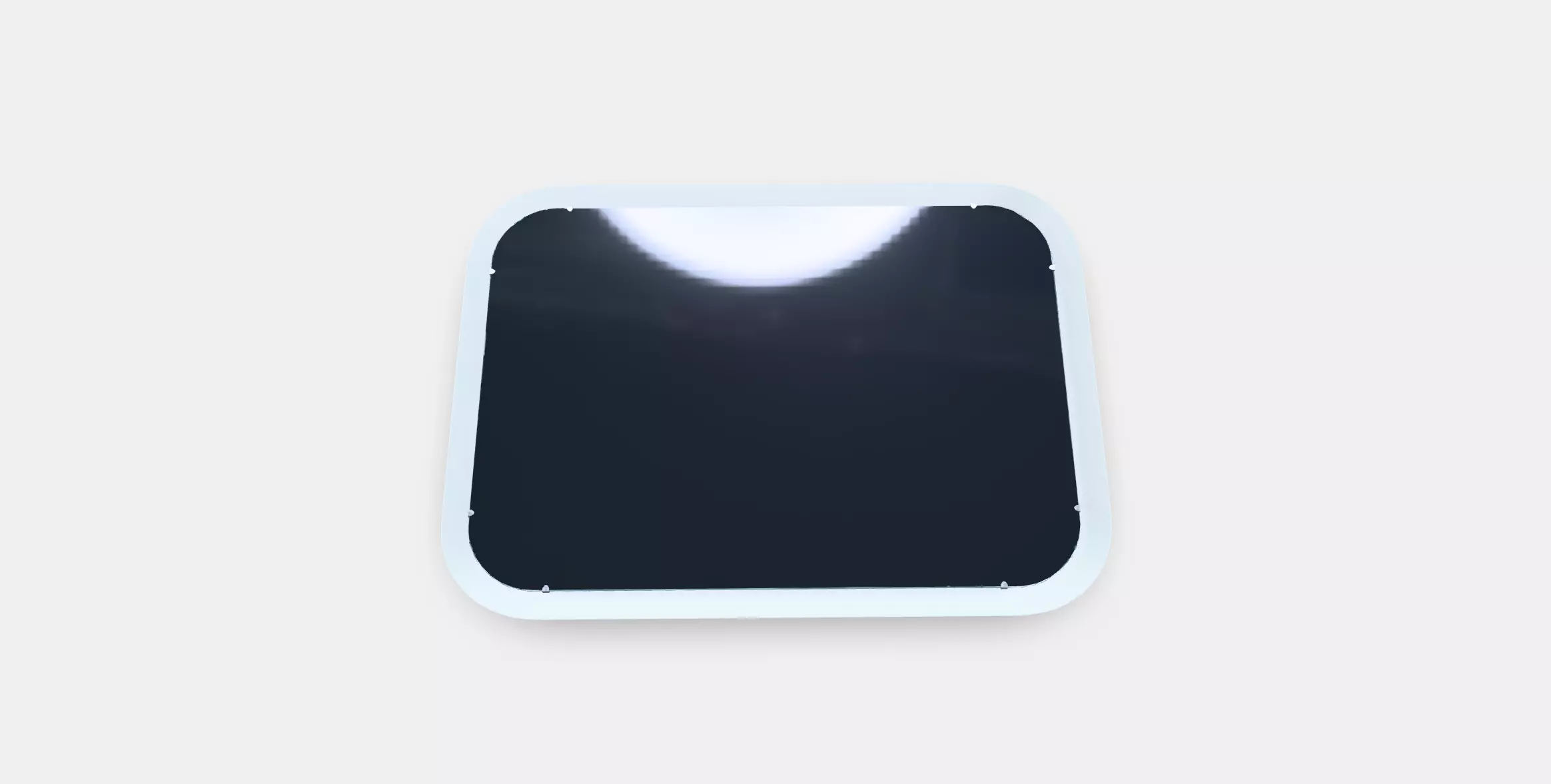 STORJORM Mirror with integrated lighting Low-poly 3D model_0