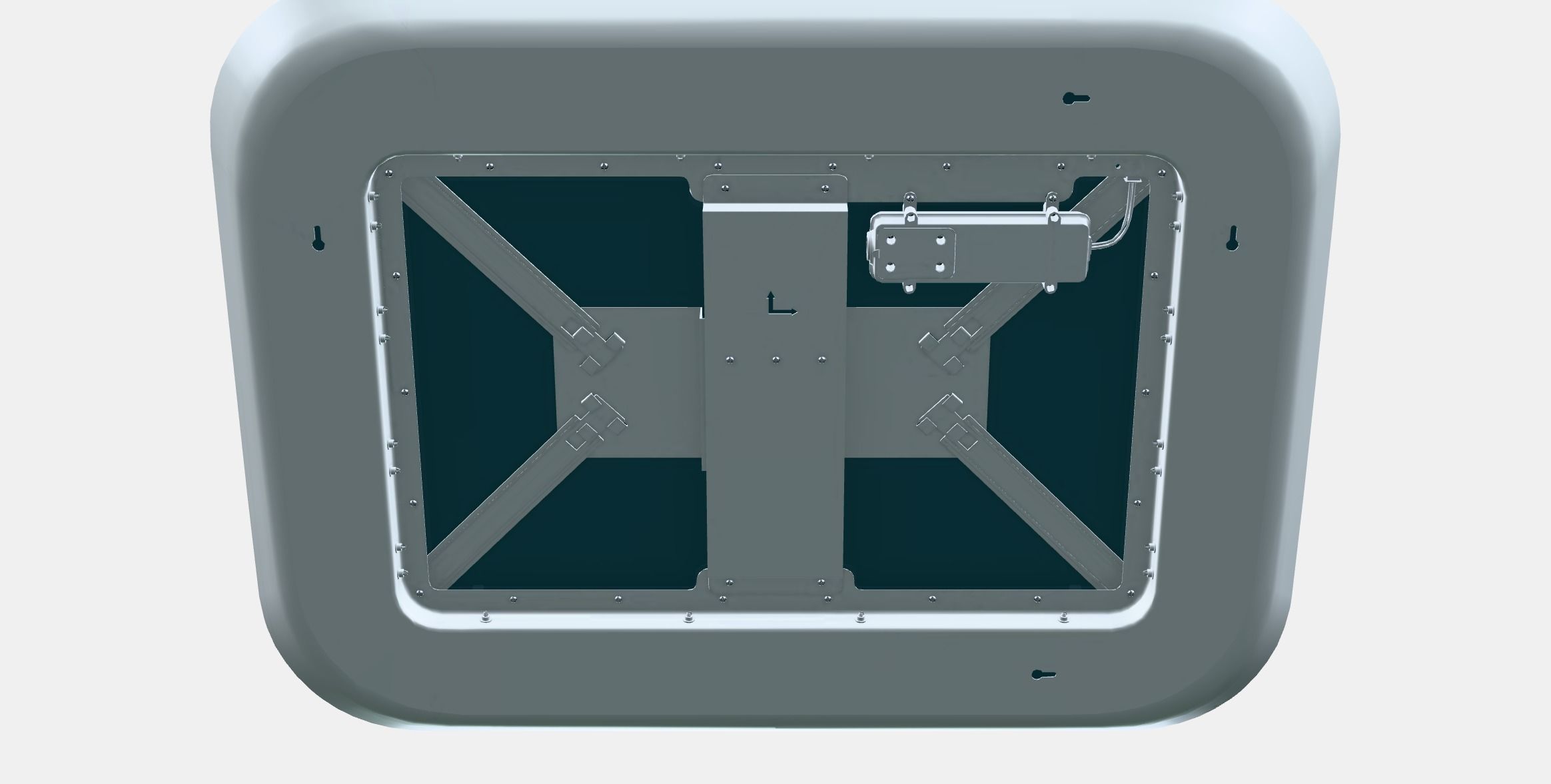 STORJORM Mirror with integrated lighting Low-poly 3D model_8