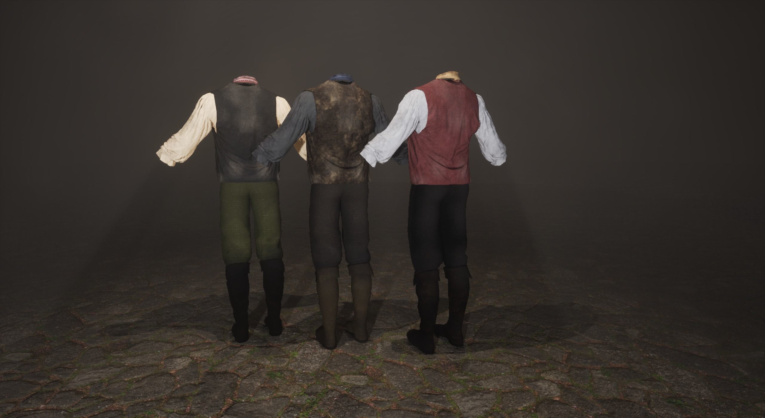 Pirate Crewmen Low-poly 3D model_10