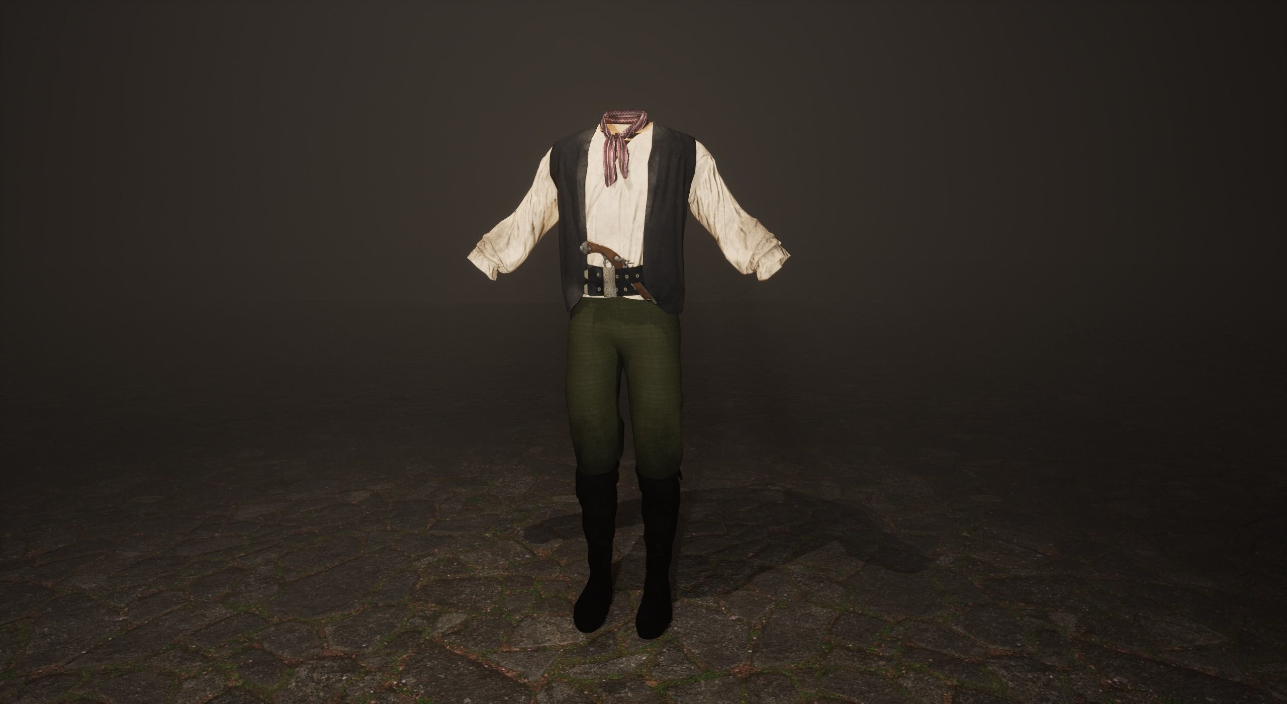 Pirate Crewmen Low-poly 3D model_4