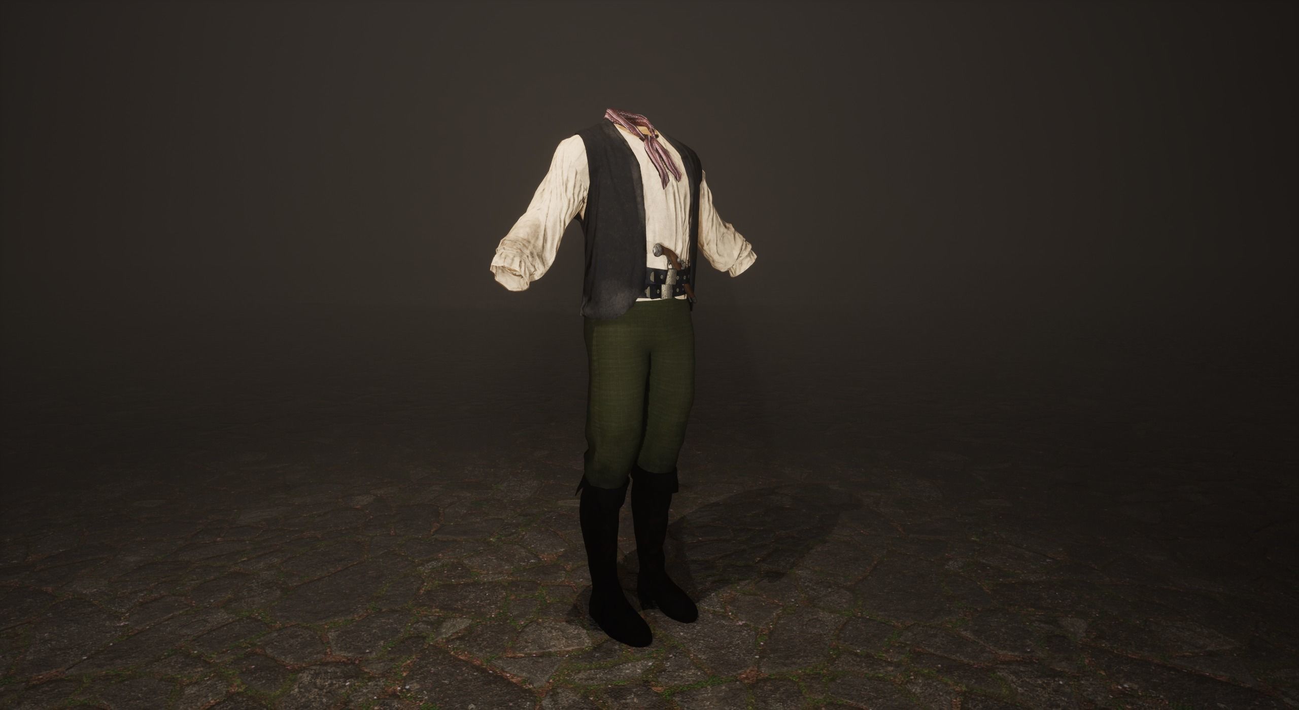 Pirate Crewmen Low-poly 3D model_7