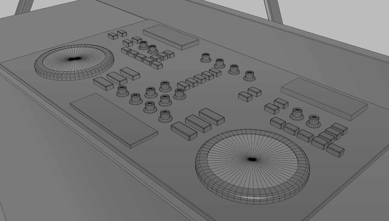 Soccer Ball DJ Booth 3D model_11