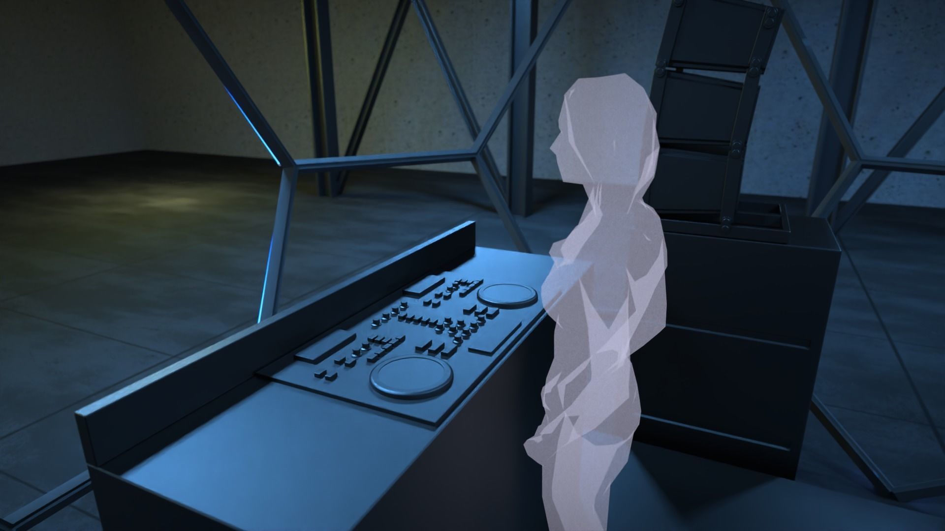 Soccer Ball DJ Booth 3D model_5