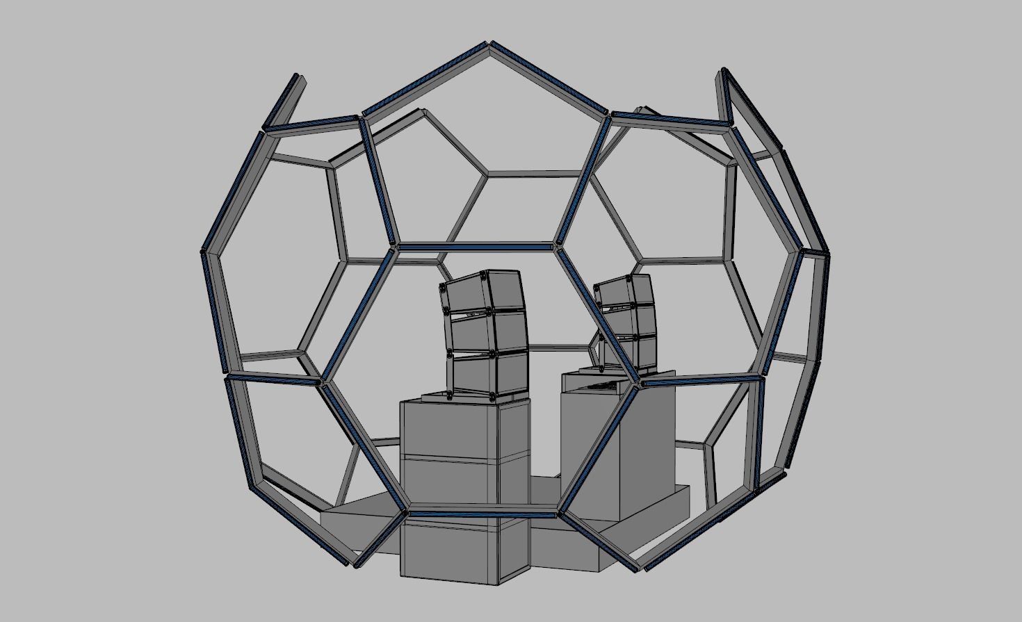 Soccer Ball DJ Booth 3D model_8