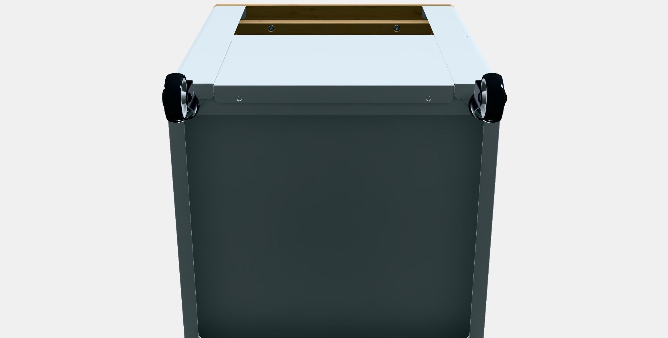 TROTTEN Storage unit on castors Low-poly 3D model_9