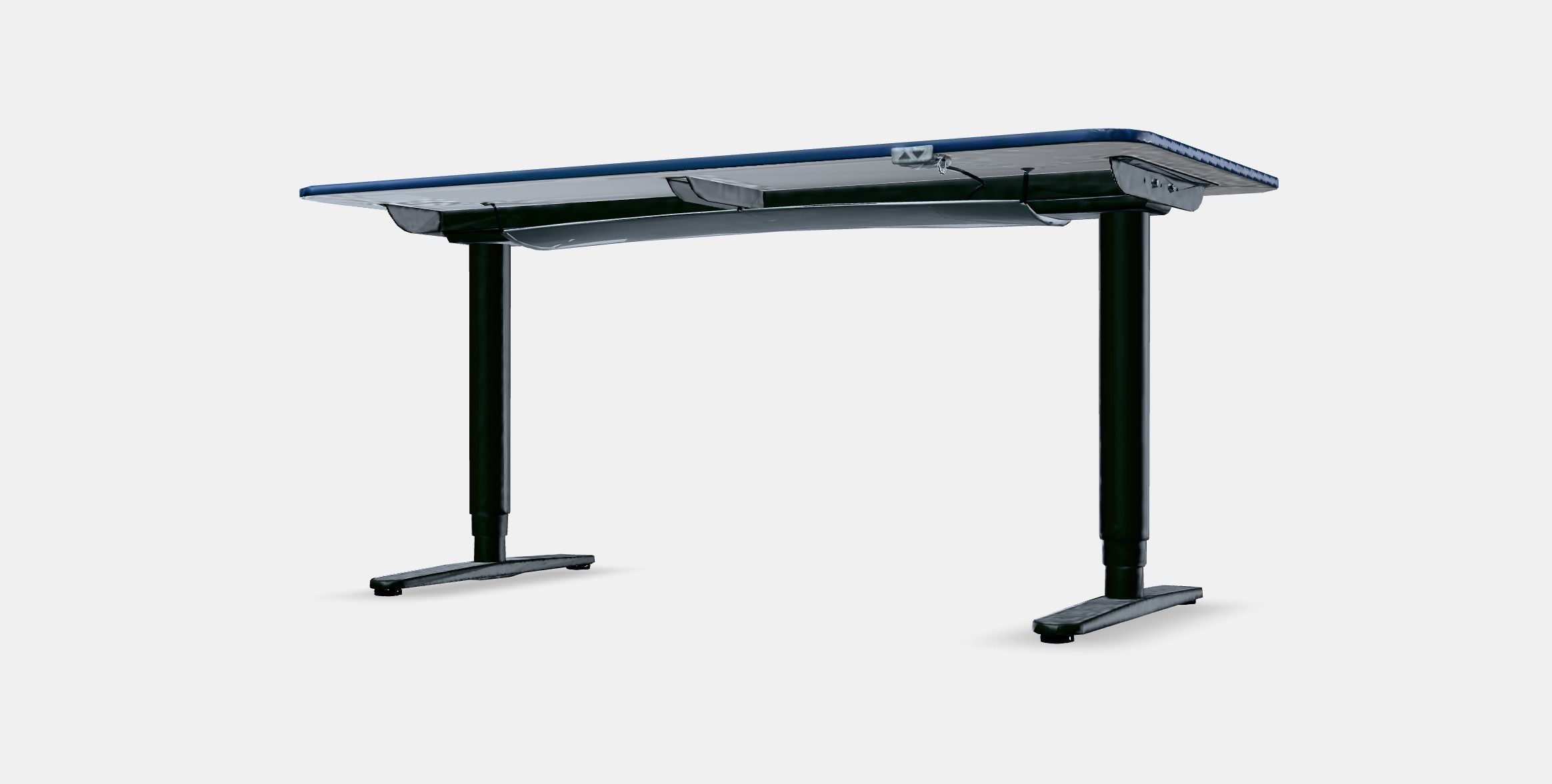 BEKANT Desk sit-stand 2 Low-poly 3D model_13