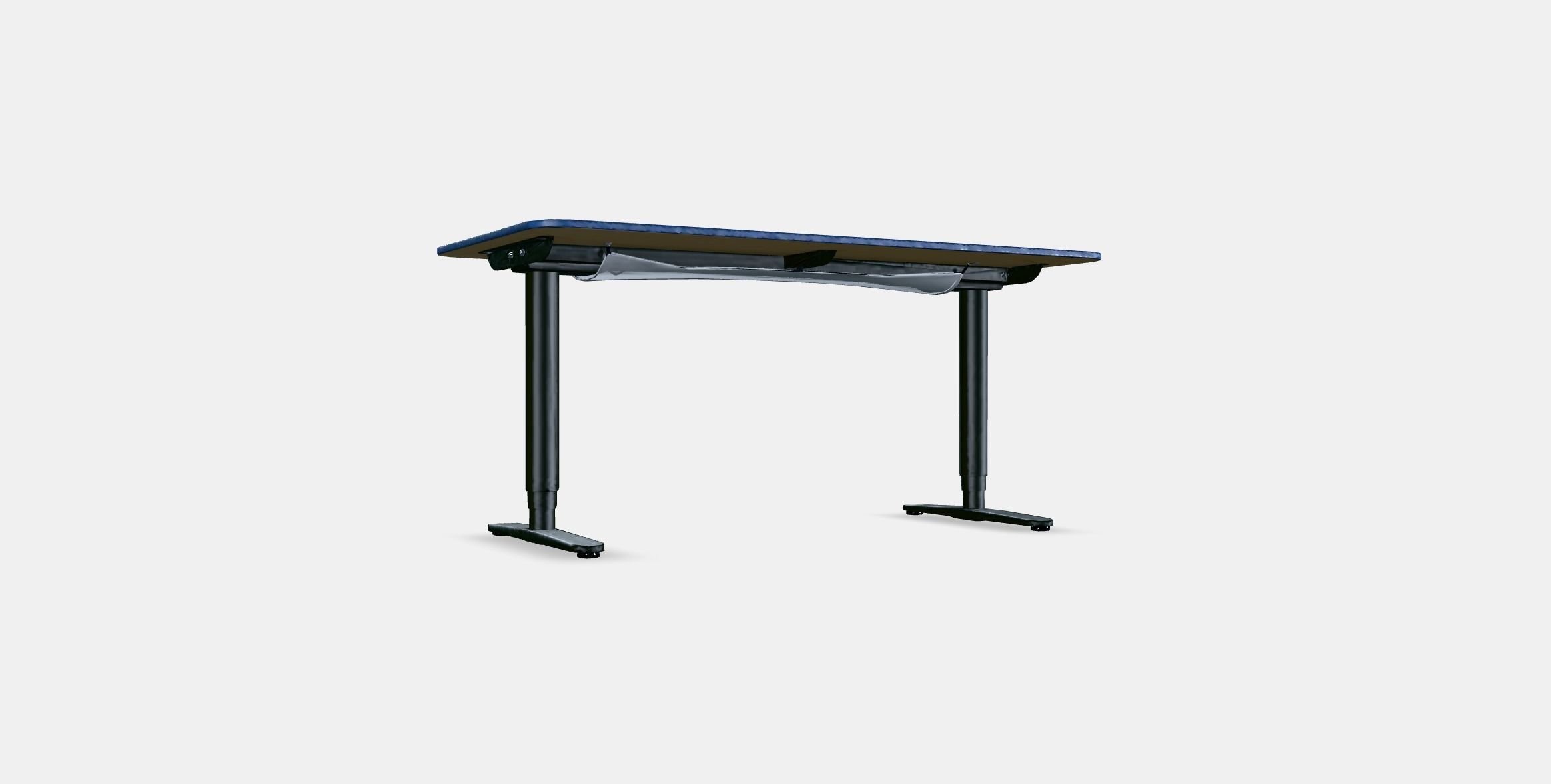 BEKANT Desk sit-stand 2 Low-poly 3D model_16