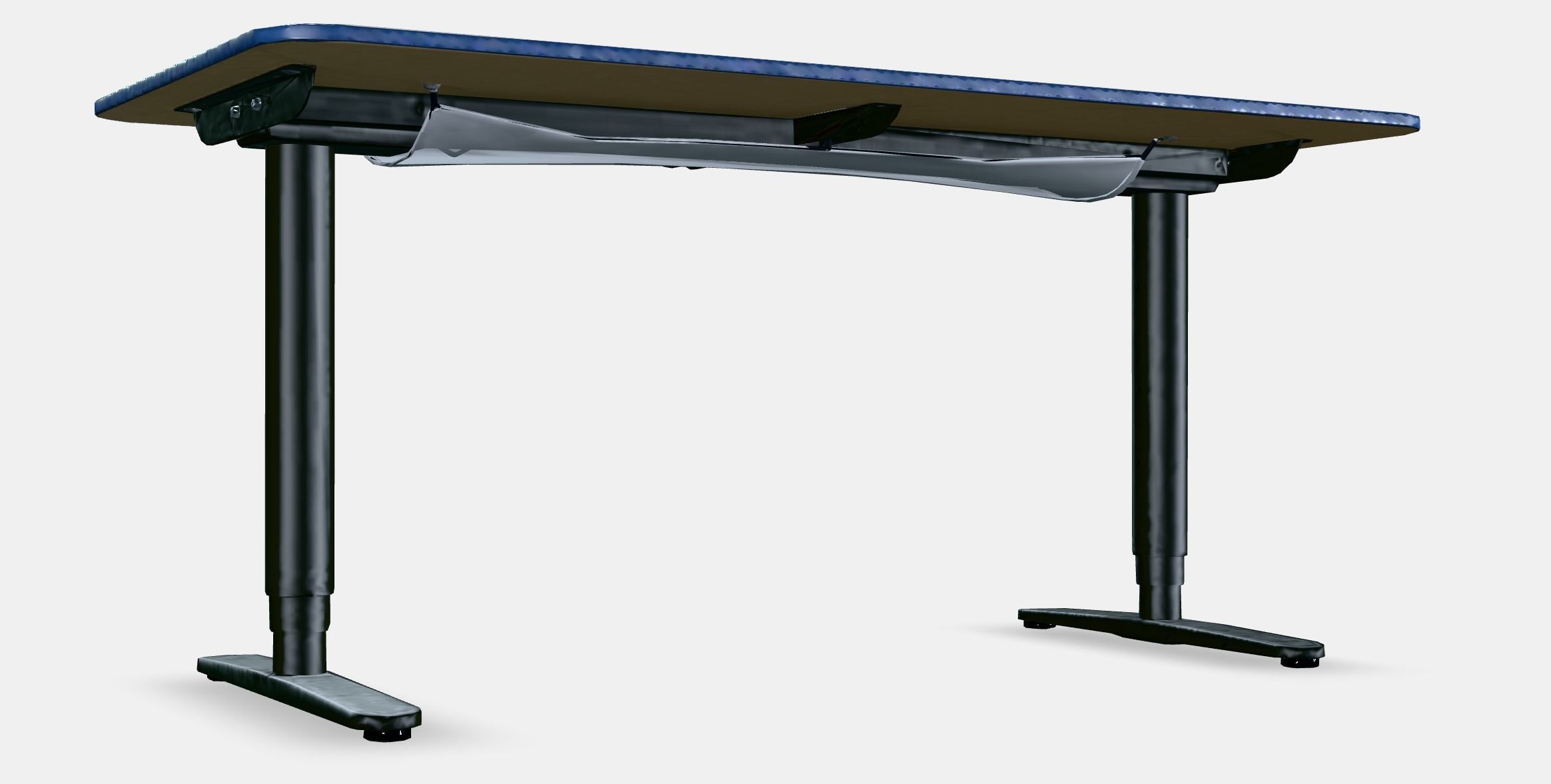 BEKANT Desk sit-stand 2 Low-poly 3D model_3