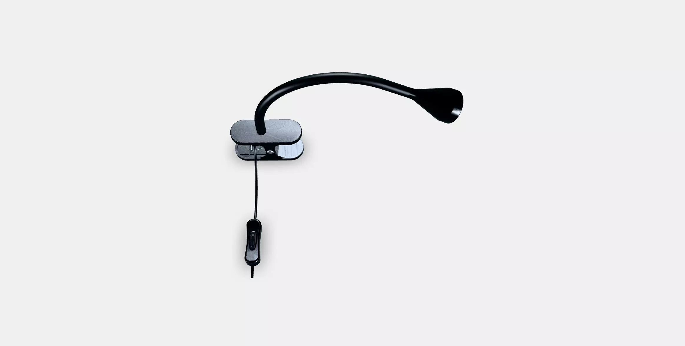 NAVLINGE LED clamp spotlight 2 Low-poly 3D model_0