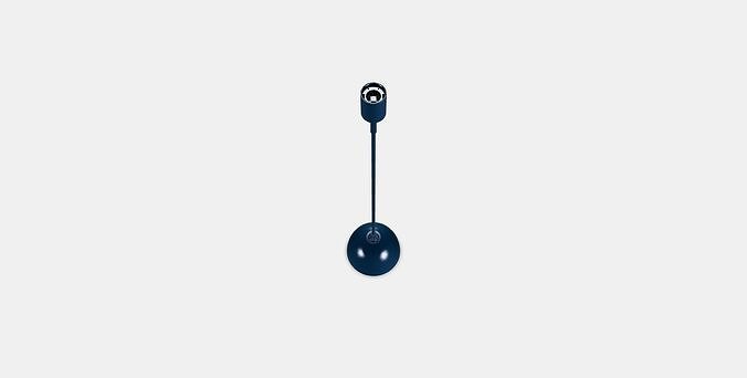 GRAVACKA Cord set for bulb Low-poly 3D model