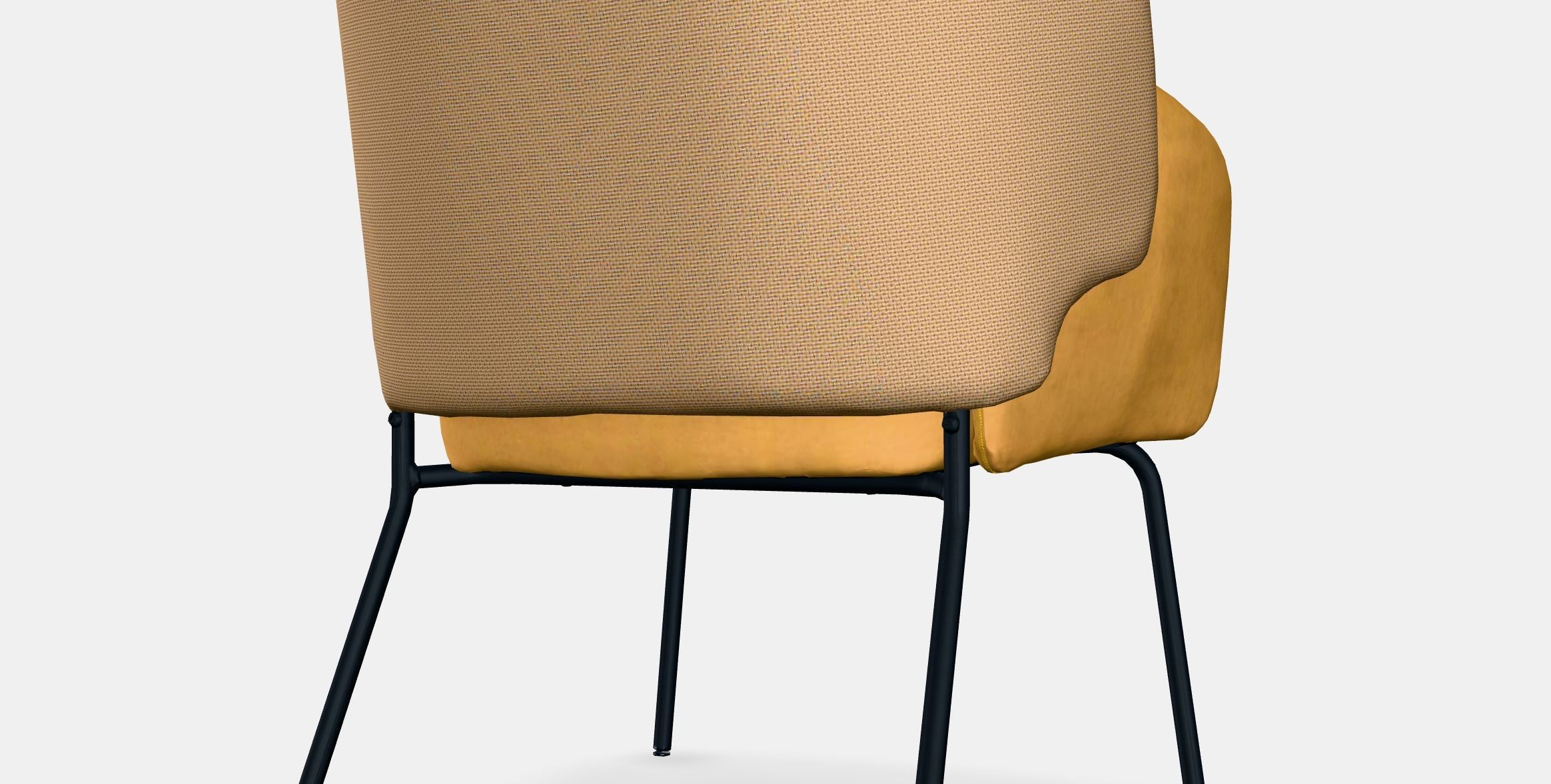 BINGSTA Armchair Low-poly 3D model_9