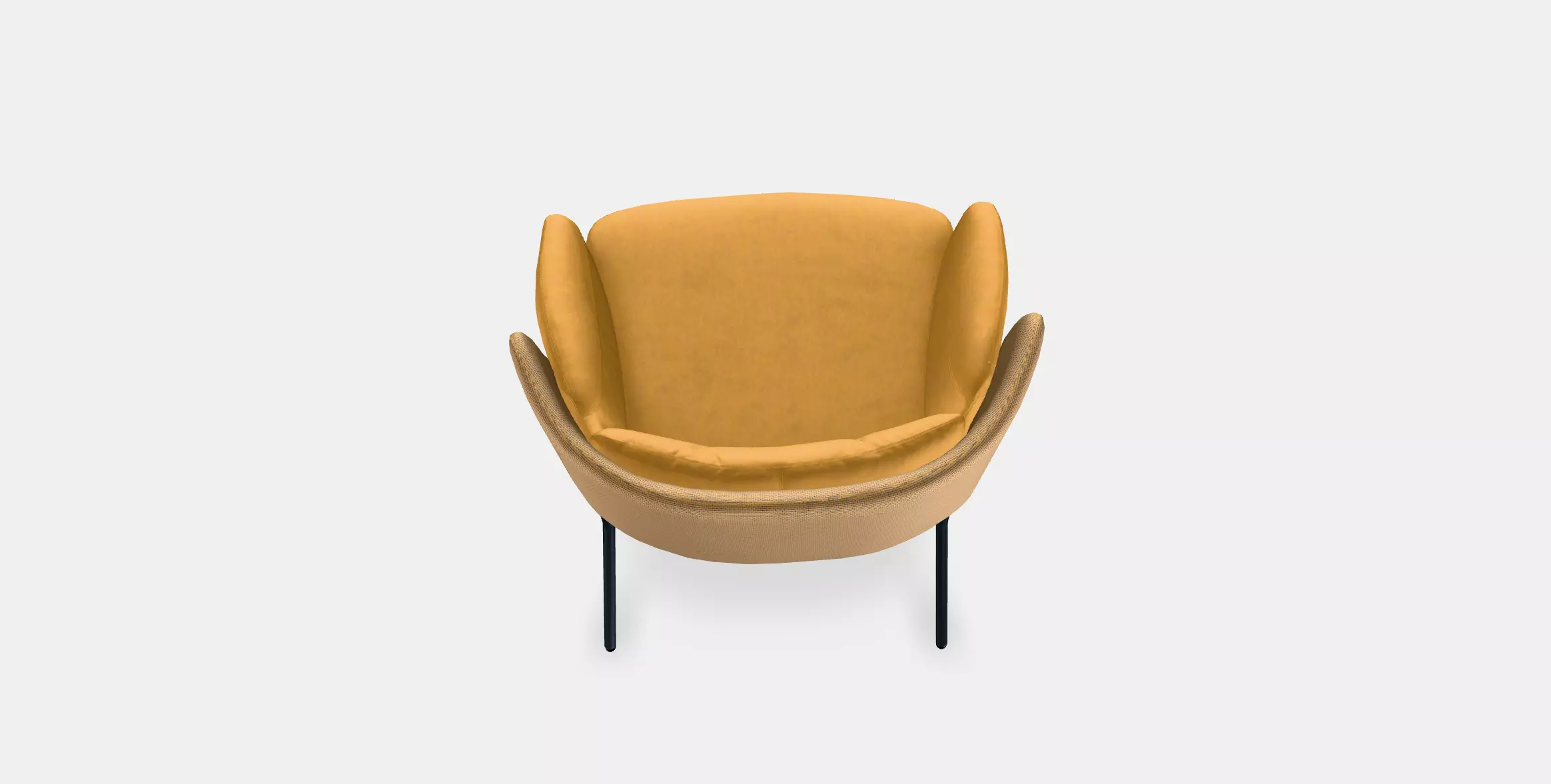 BINGSTA Armchair Low-poly 3D model_0