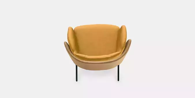 BINGSTA Armchair Low-poly 3D model