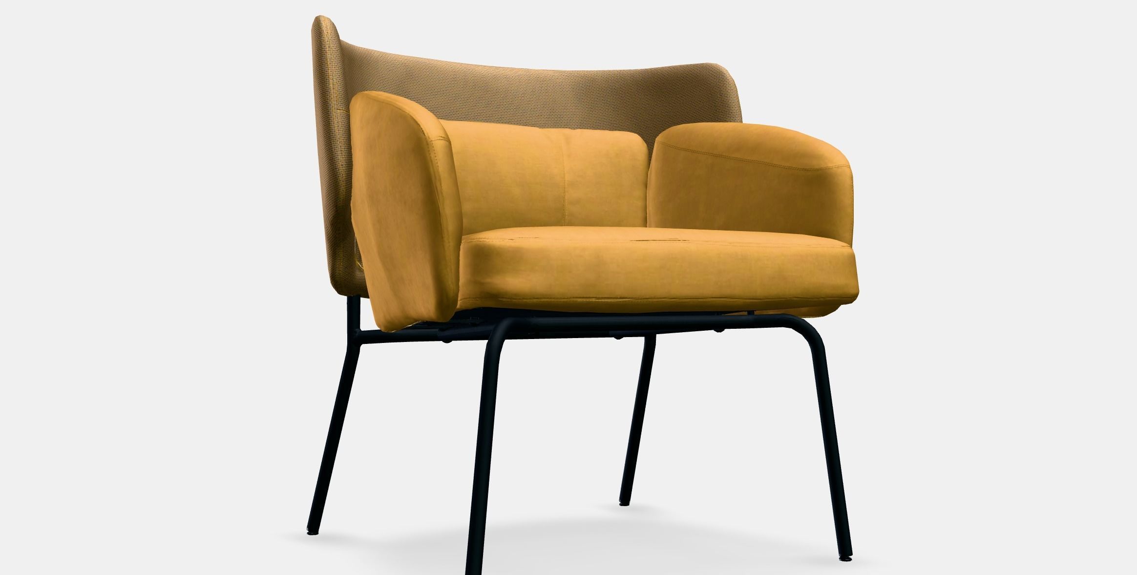 BINGSTA Armchair Low-poly 3D model_8