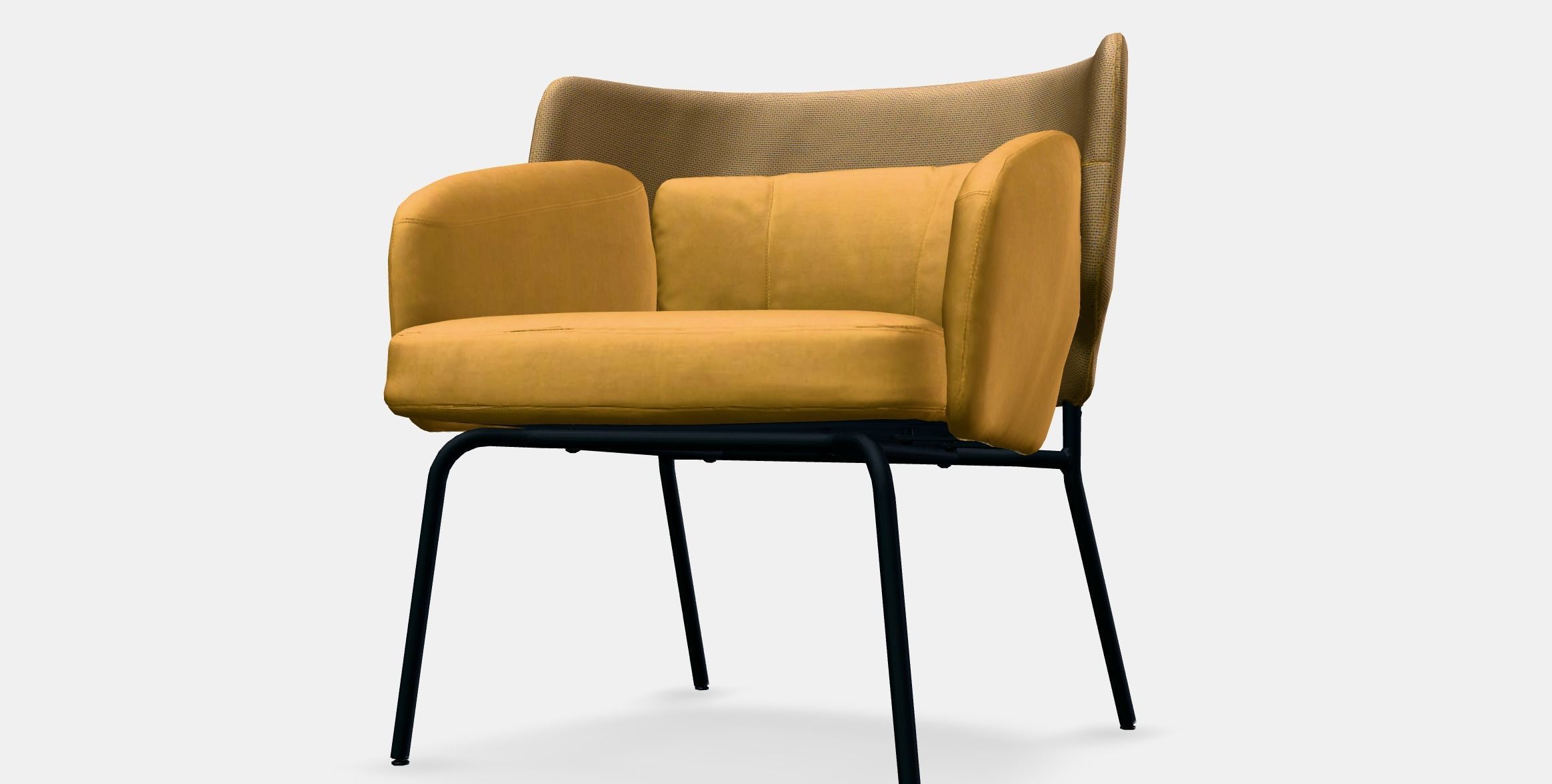 BINGSTA Armchair Low-poly 3D model_16