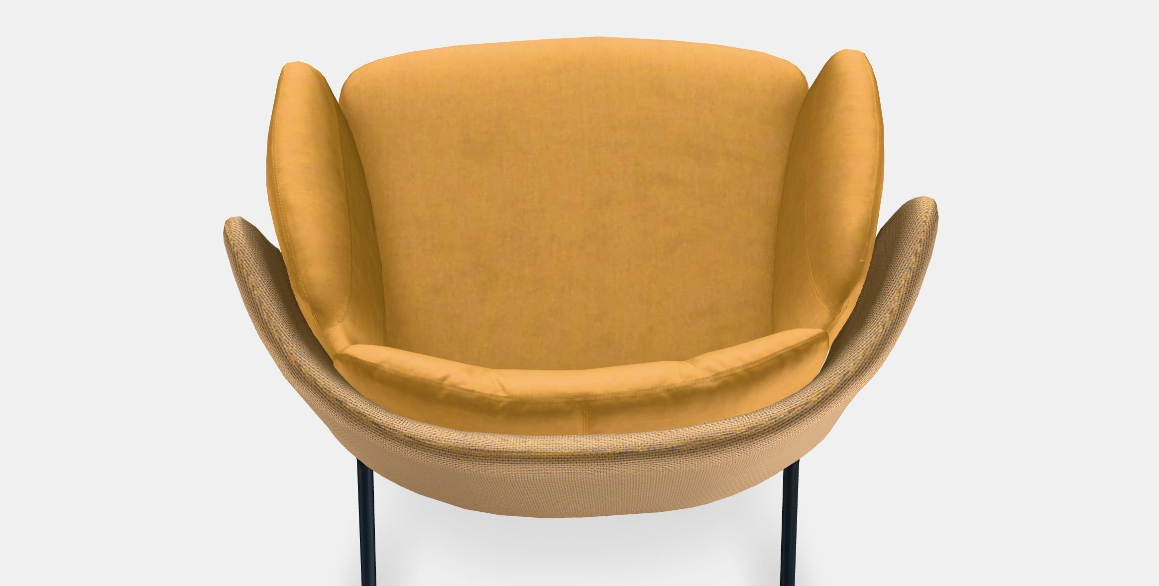 BINGSTA Armchair Low-poly 3D model_7