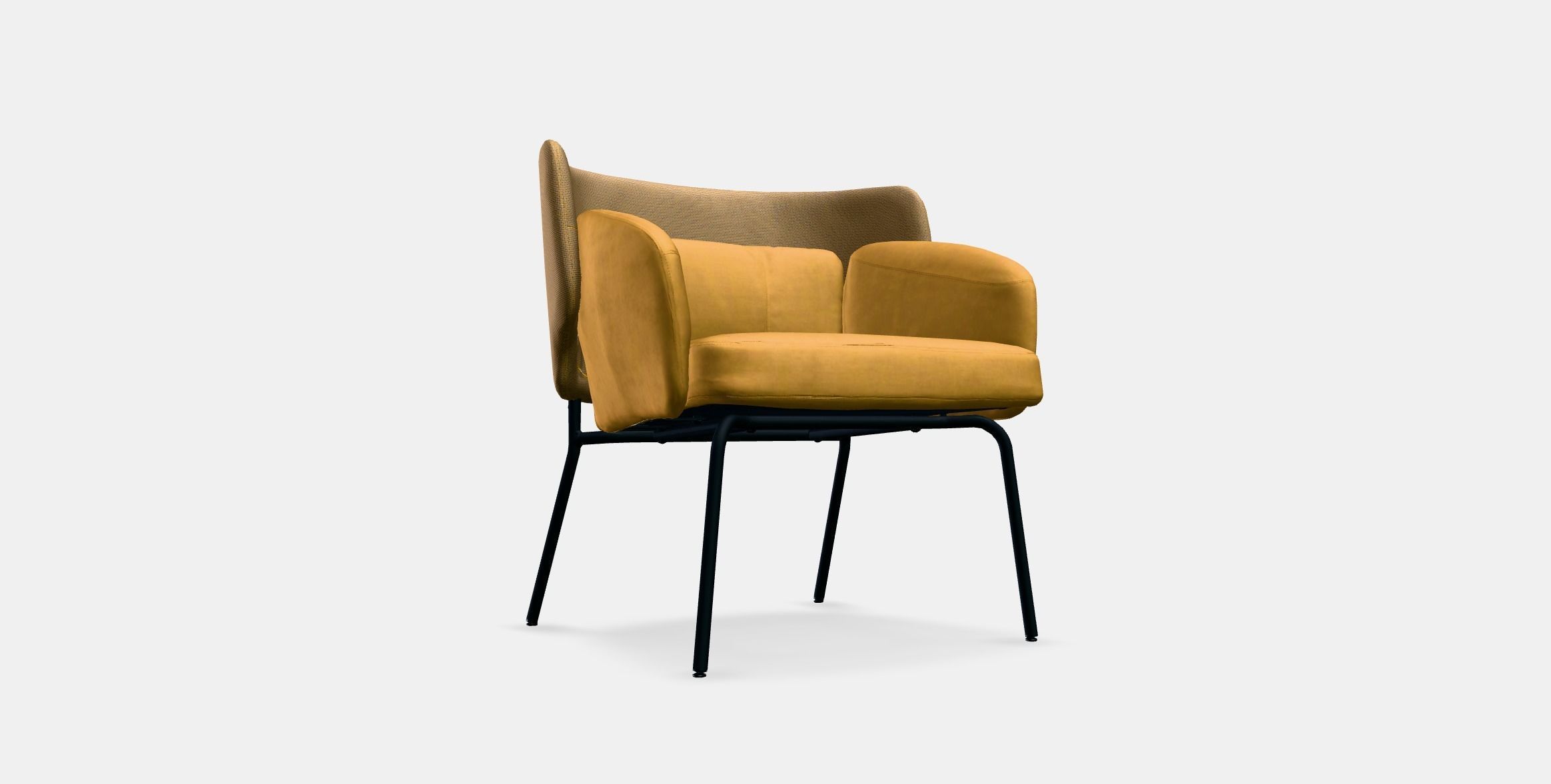 BINGSTA Armchair Low-poly 3D model_2