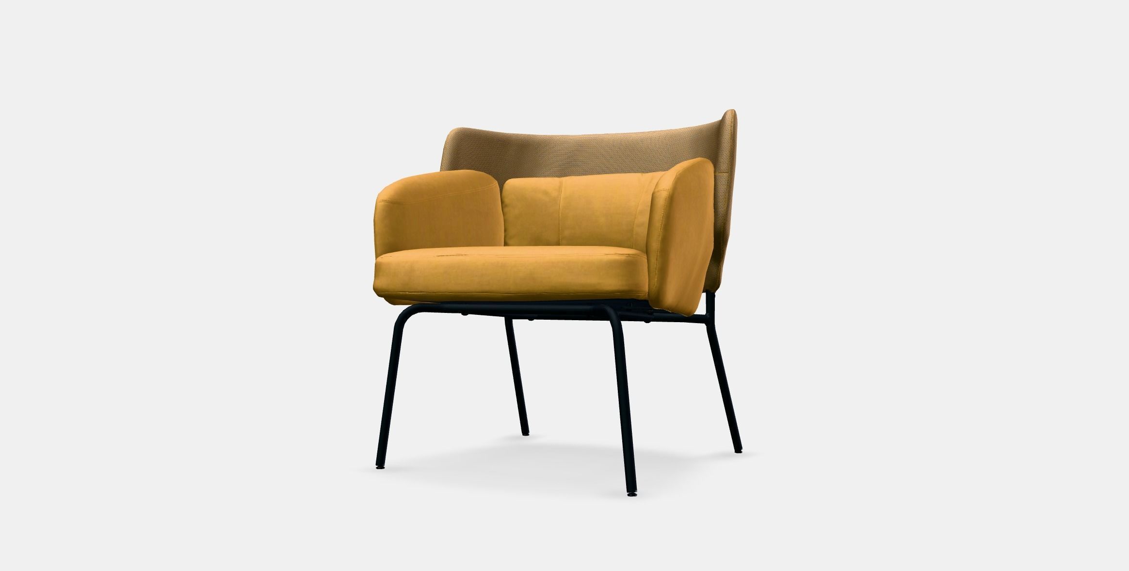 BINGSTA Armchair Low-poly 3D model_12