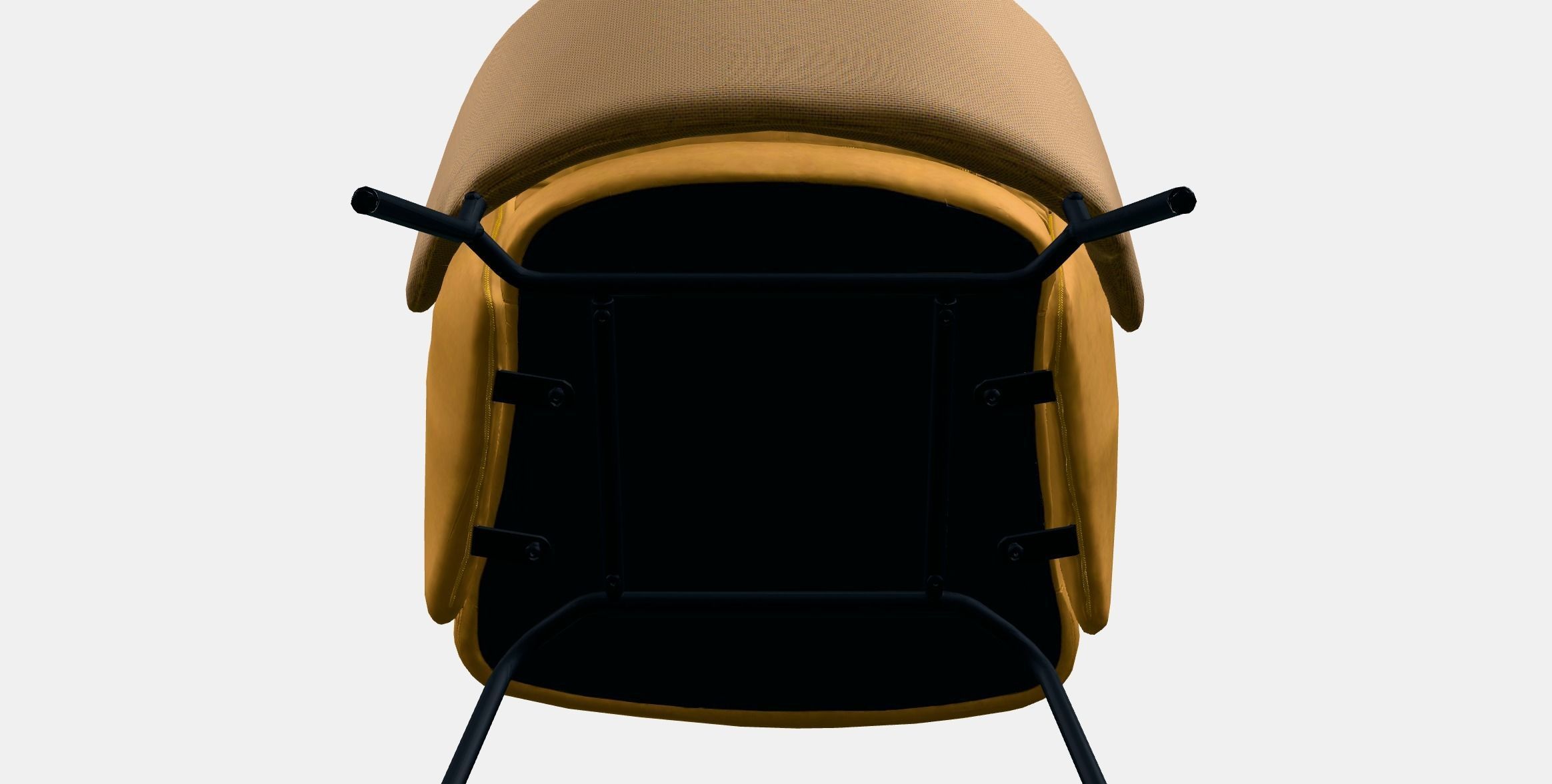 BINGSTA Armchair Low-poly 3D model_6