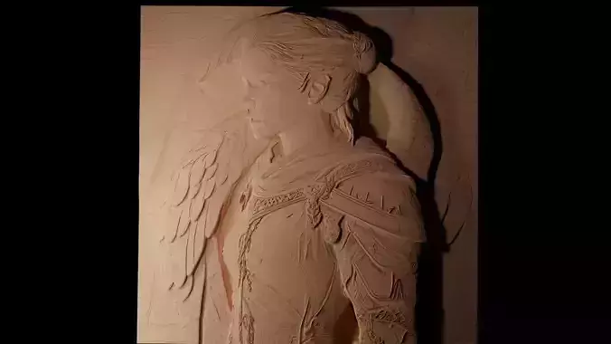 Sabriel Old Kingdom CNC 3d Print High Relief Sand Casting