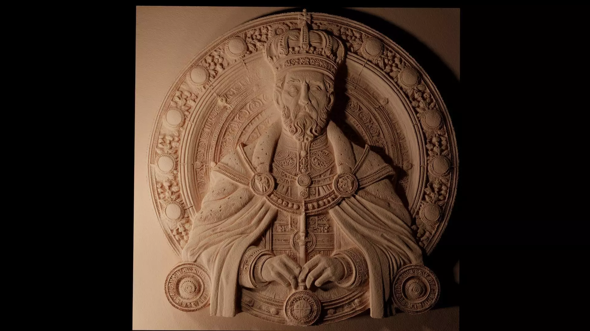 Ruler CNC 3d Print High Relief Sand Casting 3D print model_0