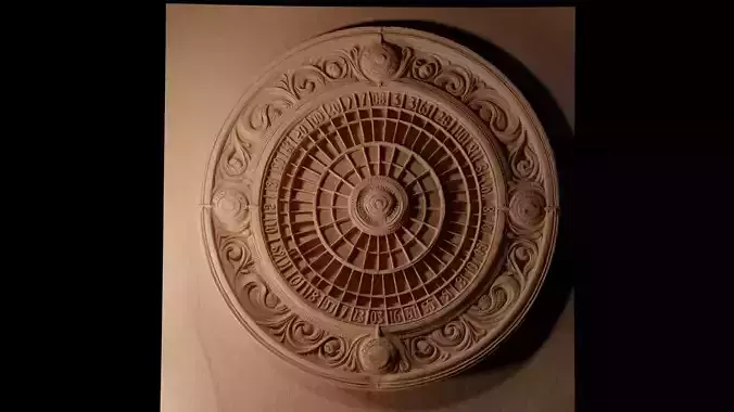 Roulette Wheel CNC 3d Print High Relief Sand Casting 3D print model