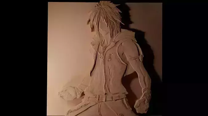 Riku Kingdom Hearts CNC 3d Print High Relief Sand Casting