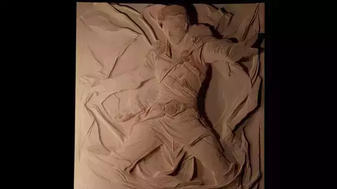 Richard Rahl CNC 3d Print High Relief Sand Casting