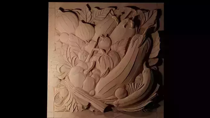Ratatouille CNC 3d Print High Relief Sand Casting 3D print model