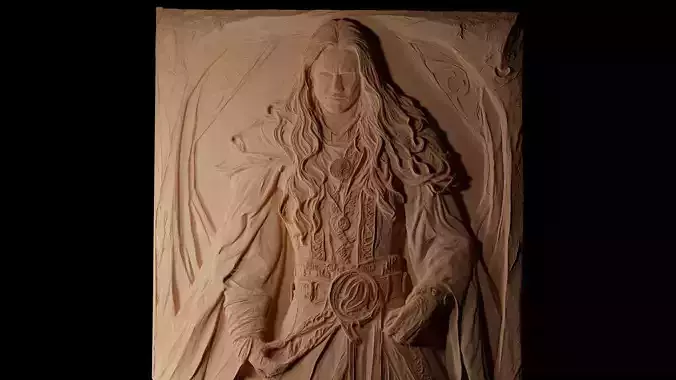 Raistlin Dragonlance CNC 3d Print High Relief Sand Casting