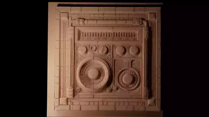 Radio CNC 3d Print High Relief Sand Casting