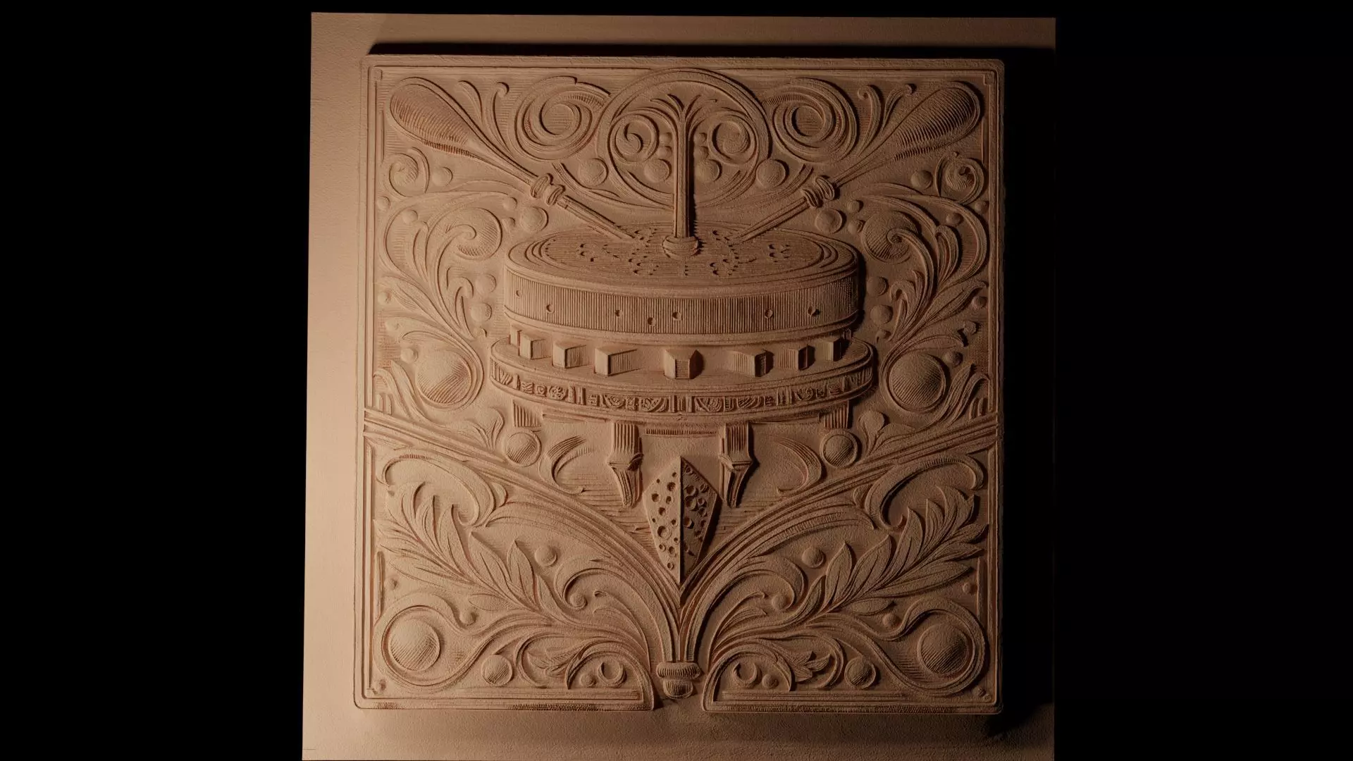 Raclette CNC 3d Print High Relief Sand Casting 3D print model_0