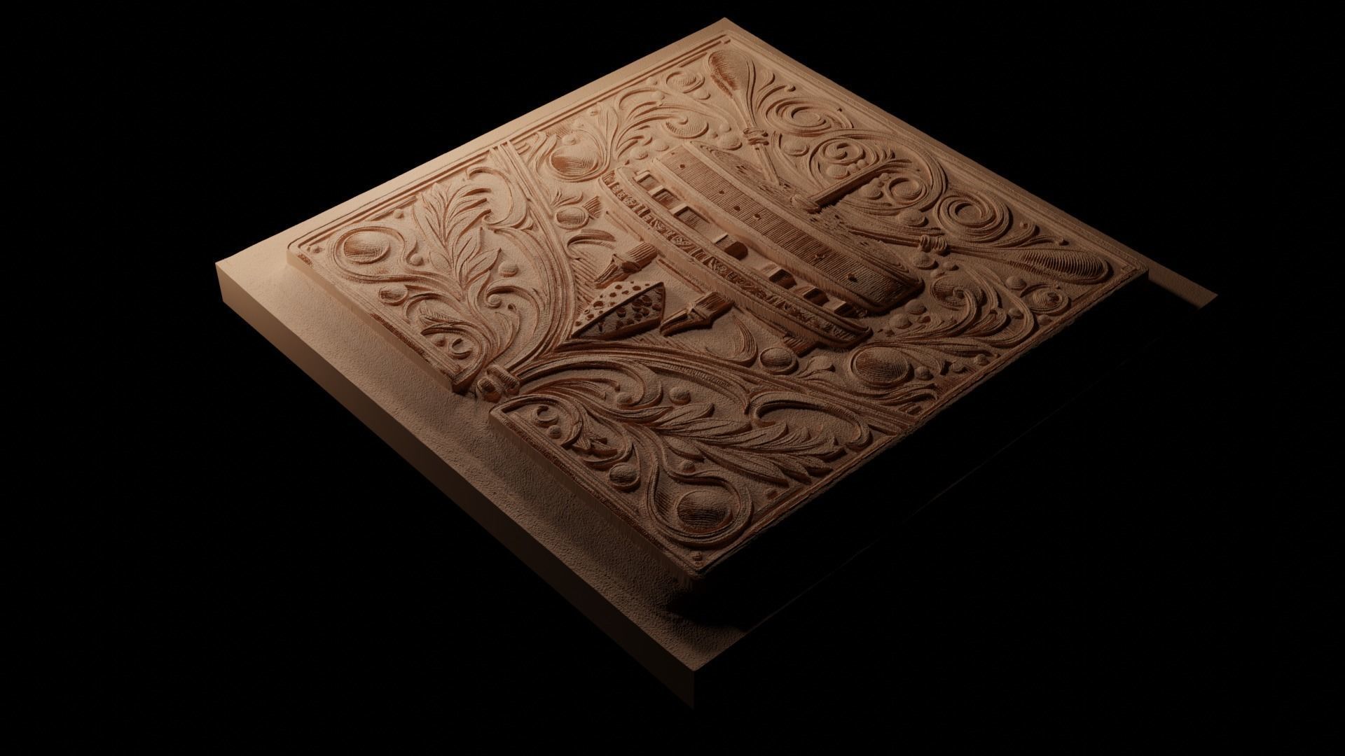 Raclette CNC 3d Print High Relief Sand Casting 3D print model_1