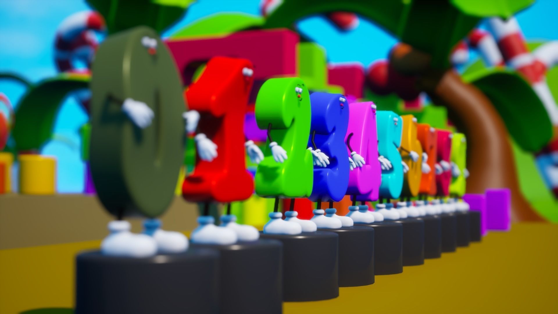 Arithmetic Symbols 3D model_14