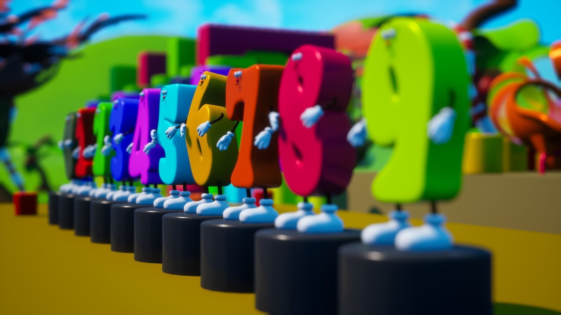 Arithmetic Symbols 3D model_11