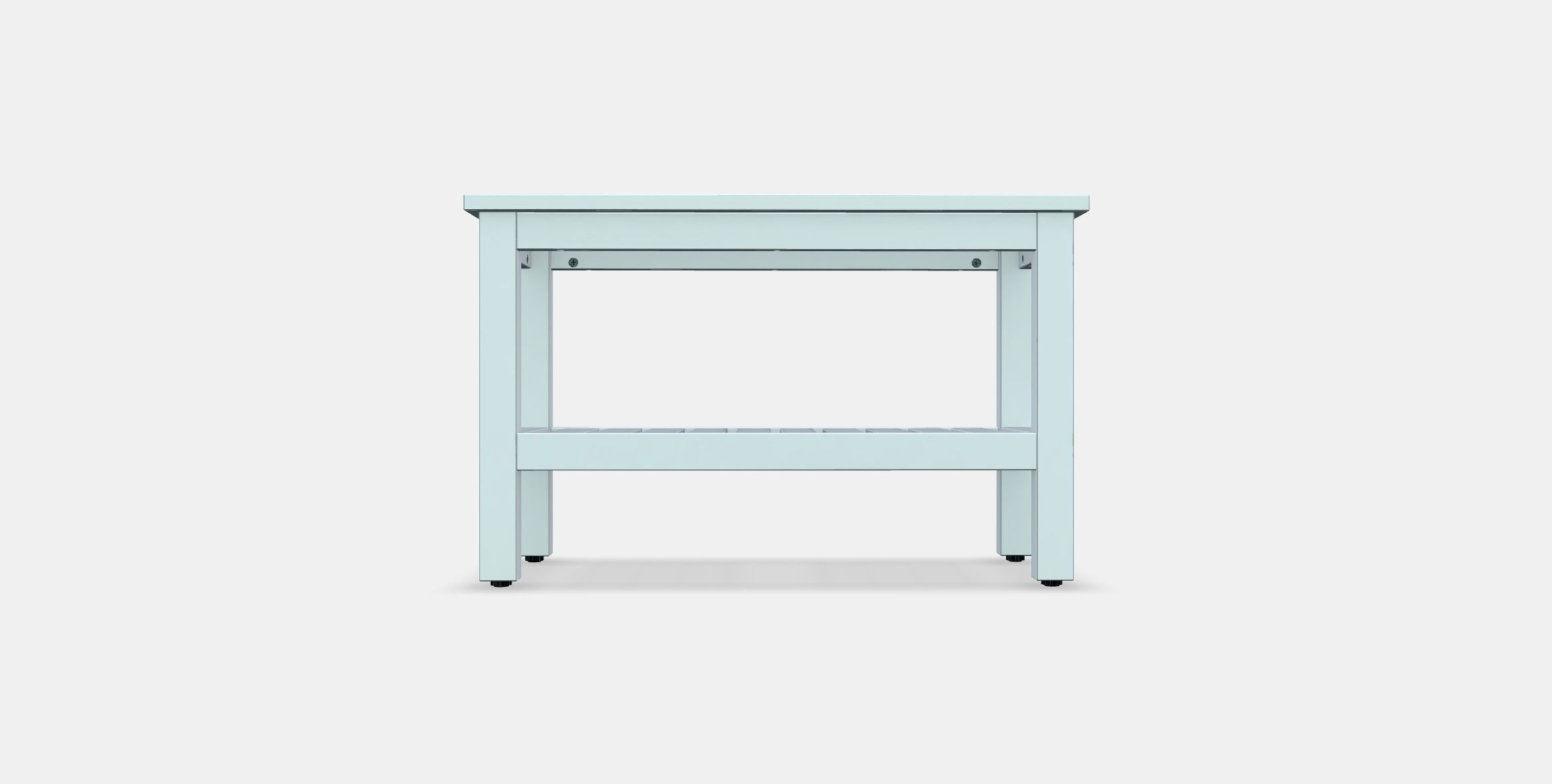 HEMNES Bench Low-poly 3D model_10