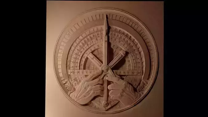 Protractor CNC 3d Print High Relief Sand Casting