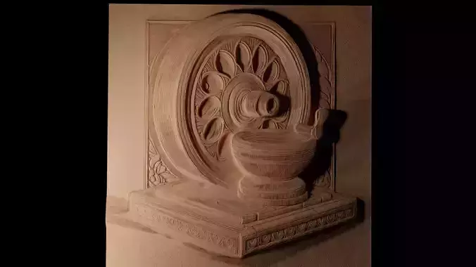 Pottery Wheel CNC 3d Print High Relief Sand Casting
