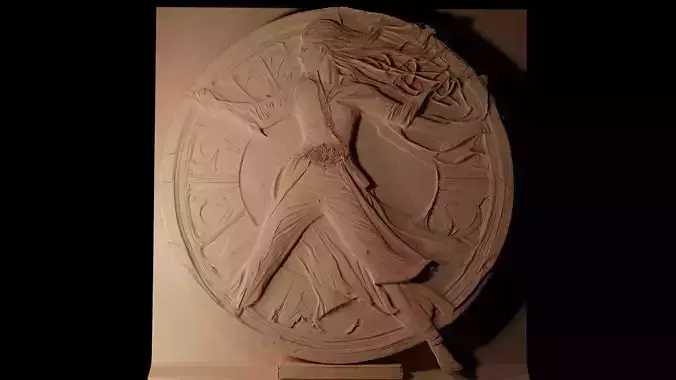 Perrin Aybara CNC 3d Print High Relief Sand Casting