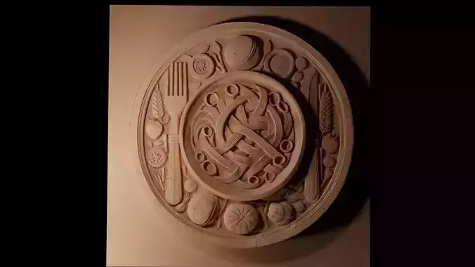 Pasta CNC 3d Print High Relief Sand Casting