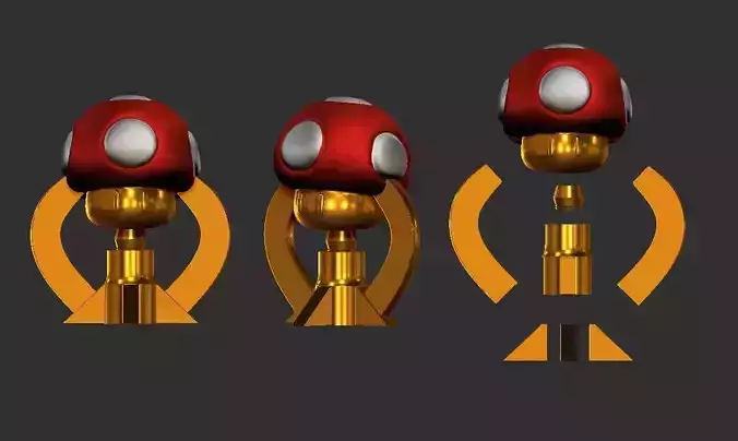 TROFEO HONGO MARIO KART 7