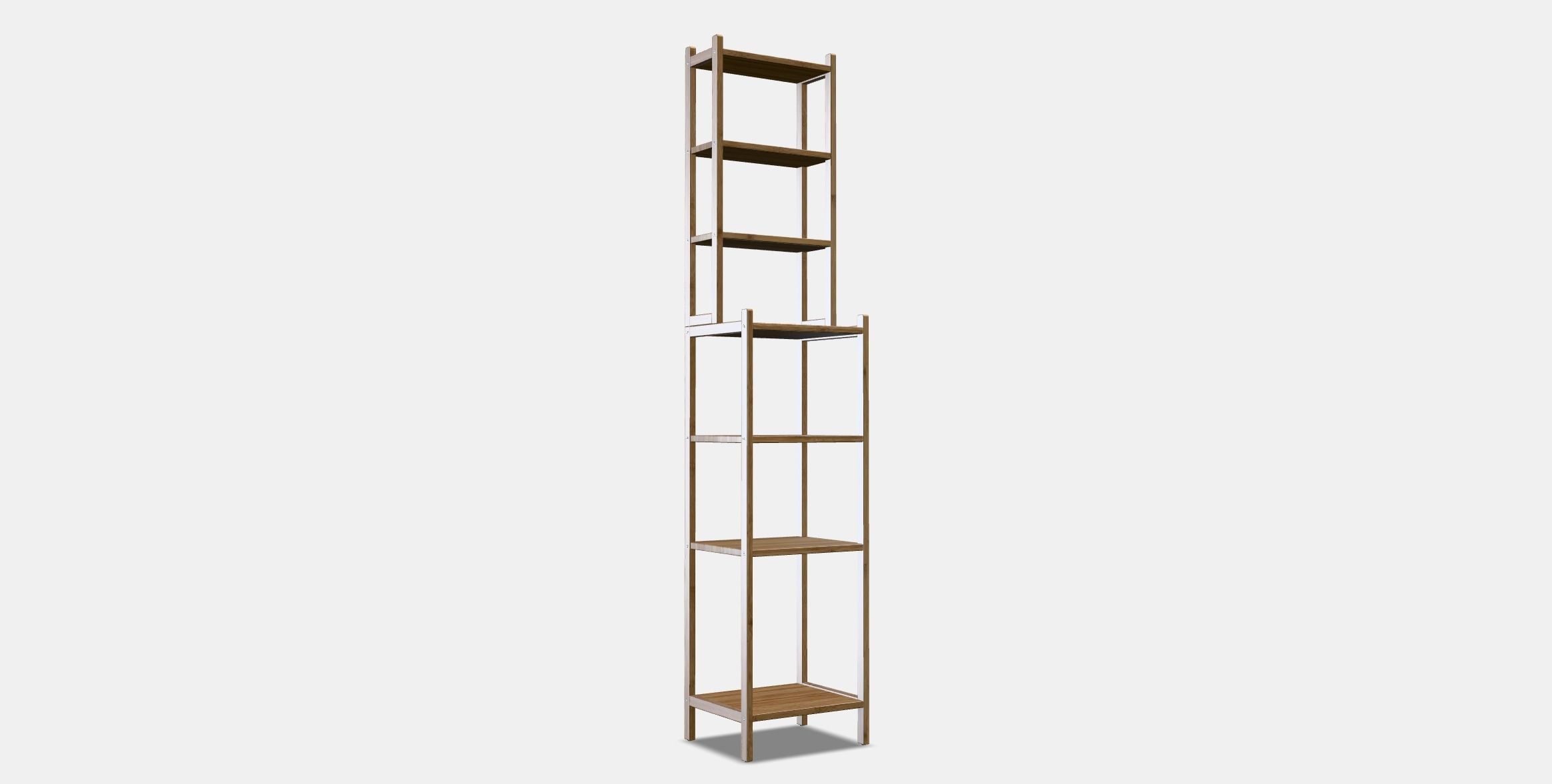 RAGRUND Shelving unit Low-poly 3D model_2
