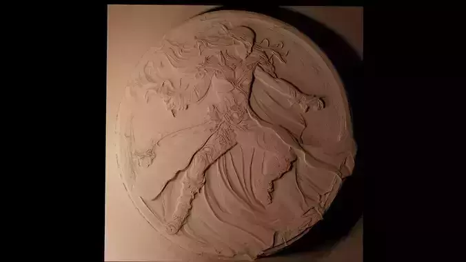 Nightblood Warbreaker CNC 3d Print High Relief Sand Casting 3D print model