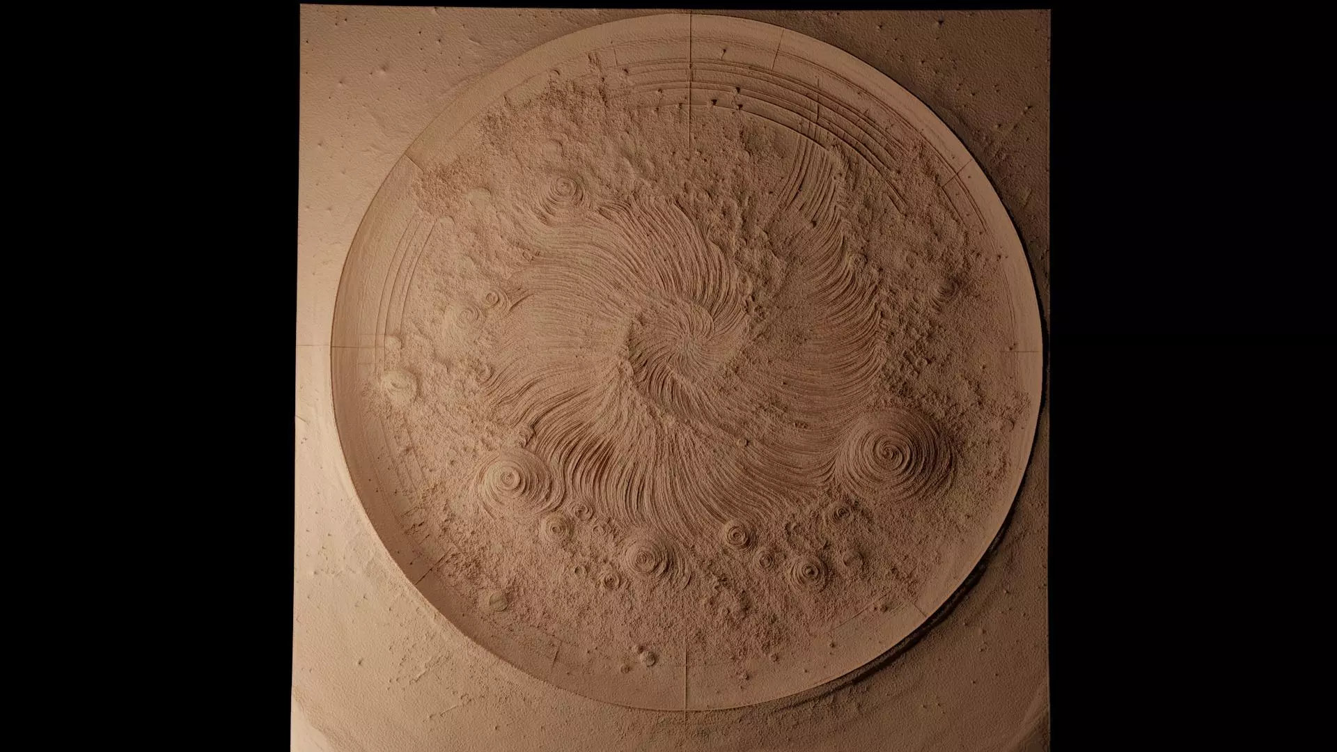 Nebula CNC 3d Print High Relief Sand Casting 3D print model_0